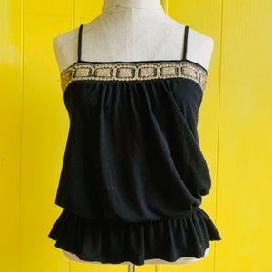 Beautiful Black Strappy Top